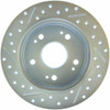 StopTech 227.40040L Select Sport Cross-Drilled And Slotted Disc Brake Rotor