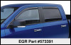 EGR 573391 SlimLine In-Channel WindowVisors Set of 4 Fits 09-14 F-150