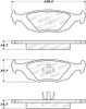 StopTech 308.03220 StopTech Street Brake Pads Fits 86-98 900 9000