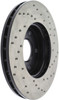 StopTech 128.61100R Sport Cross-Drilled Disc Brake Rotor