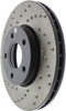 StopTech 128.61100R Sport Cross-Drilled Disc Brake Rotor
