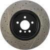 StopTech 127.34124L Sport Cross-Drilled And Slotted Disc Brake Rotor