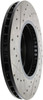 StopTech 127.34124L Sport Cross-Drilled And Slotted Disc Brake Rotor