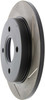 StopTech 126.61070SL Sport Slotted Disc Brake Rotor Fits 01-19 Fiesta Focus