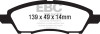 EBC UD1592 Ultimax2 Brake Pad Sets- UD1592