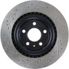 StopTech 127.33137L Sport Cross-Drilled And Slotted Disc Brake Rotor