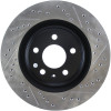 StopTech 127.33137L Sport Cross-Drilled And Slotted Disc Brake Rotor