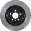 StopTech 127.33137L Sport Cross-Drilled And Slotted Disc Brake Rotor