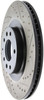 StopTech 127.45071L Sport Cross-Drilled And Slotted Disc Brake Rotor Fits RX-8