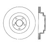StopTech 126.47025SR Sport Slotted Disc Brake Rotor Fits 05-09 Impreza Legacy