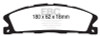 EBC DP31886C Redstuff Brake Pad Sets- DP31886C