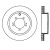 StopTech 126.46065SL Sport Slotted Disc Brake Rotor Fits 03-06 Lancer