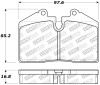 StopTech Sport Brake Pads (Part# 309.0608)