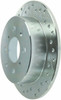 StopTech 227.40017R Select Sport Cross-Drilled And Slotted Disc Brake Rotor