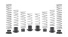 Eibach Pro-UTV kit compatible with 20-21 Polaris RZR XP 4 Turbo S w/ OE Fox Dynamix Shocks Stage 3 Performance Springs