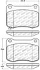 StopTech 309.13660 StopTech Sport Brake Pads Fits 08-14 IS F