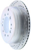 StopTech 227.44157R Select Sport Cross-Drilled And Slotted Disc Brake Rotor