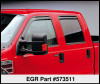 EGR 573511 SlimLine In-Channel WindowVisors Set of 4