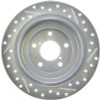 StopTech 227.47011R Select Sport Cross-Drilled And Slotted Disc Brake Rotor