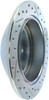 StopTech 227.47011R Select Sport Cross-Drilled And Slotted Disc Brake Rotor