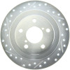 StopTech 227.47011R Select Sport Cross-Drilled And Slotted Disc Brake Rotor