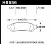 Hawk Performance HB556P.710 SuperDuty Disc Brake Pad