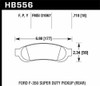 Hawk Performance HB556P.710 SuperDuty Disc Brake Pad