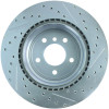 StopTech 227.34080R Select Sport Cross-Drilled And Slotted Disc Brake Rotor