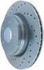 StopTech 227.34080R Select Sport Cross-Drilled And Slotted Disc Brake Rotor