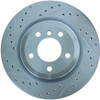 StopTech 227.34080R Select Sport Cross-Drilled And Slotted Disc Brake Rotor