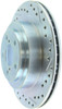 StopTech 227.47025L Select Sport Cross-Drilled And Slotted Disc Brake Rotor