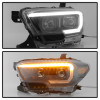 Spyder Auto 9039256 XTune DRL Light Bar Projector Headlights Fits 16-18 Tacoma