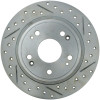 StopTech 227.40068L Select Sport Cross-Drilled And Slotted Disc Brake Rotor