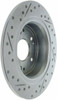 StopTech 227.40068L Select Sport Cross-Drilled And Slotted Disc Brake Rotor