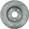 StopTech 227.40068L Select Sport Cross-Drilled And Slotted Disc Brake Rotor