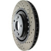 StopTech 127.44158L Sport Cross-Drilled And Slotted Disc Brake Rotor