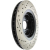 StopTech 127.44158L Sport Cross-Drilled And Slotted Disc Brake Rotor