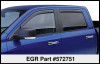 EGR 572751 SlimLine In-Channel WindowVisors Set of 4