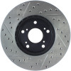 StopTech 127.40036L Sport Cross-Drilled And Slotted Disc Brake Rotor