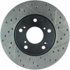 StopTech 127.40036L Sport Cross-Drilled And Slotted Disc Brake Rotor