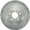 StopTech 227.47018R Select Sport Cross-Drilled And Slotted Disc Brake Rotor