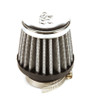 K&N Universal Chrome Filter 1 3/8 inch FLG / 2 1/2 inch Base / 2 inch Top / 2 1/4 inch Height (RC-0790)
