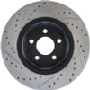 StopTech 127.61112L Sport Cross-Drilled And Slotted Disc Brake Rotor