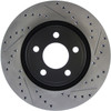 StopTech 127.61112L Sport Cross-Drilled And Slotted Disc Brake Rotor