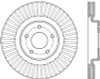 StopTech 126.42120SL Sport Slotted Disc Brake Rotor