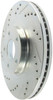 StopTech 227.42080R Select Sport Cross-Drilled And Slotted Disc Brake Rotor