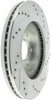 StopTech 227.42080R Select Sport Cross-Drilled And Slotted Disc Brake Rotor
