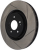 StopTech 126.46076SL Sport Slotted Disc Brake Rotor Fits 08-15 Lancer