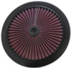 K&N X-Stream Top Filter X-Stream 14 inch OD Black (66-1401)