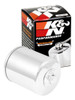 K&N Chrome Oil Filter for Harley Davidson 3in OD x 4.063in H (KN-170C)